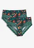 Maxitrosa med fin spets (2-pack), bonprix