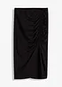 Jerseykjol med slits, bonprix