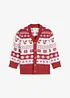 Barncardigan med julmotiv, bonprix