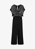 Jumpsuit med paljetter, bonprix