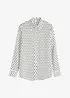Blus av feminin satin, bonprix