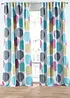 Mörkläggande gardinlängd med lekfullt mönster och återvunnen polyester (1-pack), bonprix
