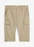Långa cargoshorts av ren bomull, Regular Fit, bonprix