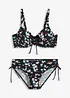 Minimizer-bikini (2 delar) med knytband, bonprix