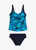 Tankini (2 delar) med rynk, bonprix