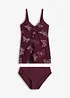 Lång tankini med V-ringning (2-delar), bonprix