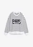 Sweatshirt i oversizemodell av bomullsmix, bonprix