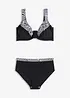 Minimizer-bikini med vadderade axelband (2 delar), bonprix