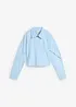 Croppad blus i ren bomull, bonprix