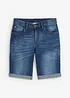 Stretchiga jeansbermudas för barn, Slim Fit, bonprix