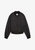 Kort blusjacka i glansig satin, bonprix
