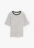 T-shirt av tjock ekologisk bomull, bonprix