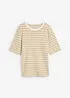 T-shirt av tjock ekologisk bomull, bonprix