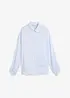 Skjortblus i fin satin, bonprix