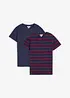 T-shirt av ren ekologisk bomull (2-pack), bonprix