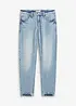 Classic Fit Stretch Jeans i kortare modell med avsmalnande ben, bonprix