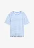 Ribbstickad T-shirt, bonprix