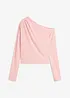 Off-shoulder-topp med rynkning, bonprix