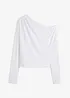 Off-shoulder-topp med rynkning, bonprix
