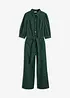 Jumpsuit med puffärmar i funktionsstil, bonprix