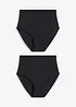 Sömlös trosa med lätt formande effekt (2-pack), bonprix