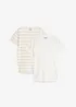 T-shirt av ren ekologisk bomull (2-pack), bonprix