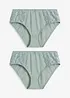 Maxitrosa med skir spets (2-pack), bonprix