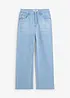 Wide Leg Jeans med medelhög midja, bonprix