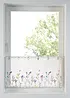 Cafégardin med blombroderi, bonprix