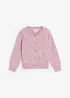 Hålmönstrad cardigan för barn, bonprix