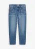 Stretchjeans i kraftig denim med avsmalnande ben, Relaxed Fit, bonprix