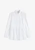 Lång blus  med rynkning, bonprix