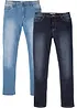 Tunna Regular Fit Stretch Jeans, Straight (2-pack), bonprix