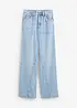 Jeans med vida ben, High Waist, bonprix