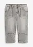 Regular Fit 3/4-Jeans, Straight, bonprix