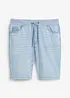 Jeansbermudas i dra på-modell, Regular Fit, bonprix
