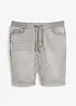 Jeansbermudas i dra på-modell, Regular Fit, bonprix