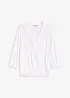 Topp med spets och omlottlook, bonprix