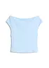 Off-shoulder-topp av ren ekologisk bomull, bonprix