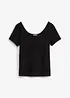 T-shirt med djupt ringad rygg, bonprix