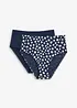 Formande bikinibyxa (2-pack) medelhög formande effekt, bonprix