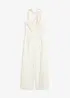 Jumpsuit med satin, bonprix