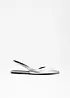 Ballerinaskor med slingback, bonprix