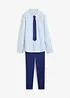 Chinos, skjorta och slips (3 delar), bonprix