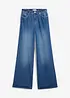 Wide Leg Jeans High Waist, med bekväm midja, bonprix