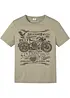 T-shirt med tryck, bonprix