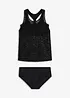 Tankini (2 delar) av spets, bonprix