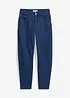 Barrel Jeans Mid Waist, ekologisk bomull, bonprix