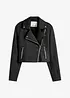 Jacka i skinnimitation, cropped, bonprix