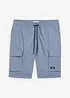 Dra på-shorts i cargomodell, Regular Fit, bonprix